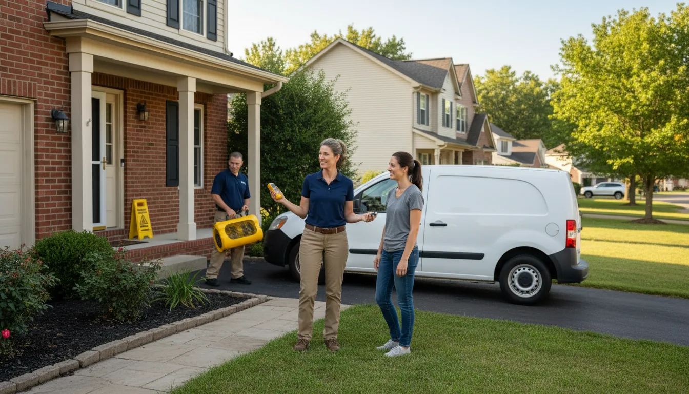 Water restoration image for Emergency Water Damage Restoration in Thomson, IL